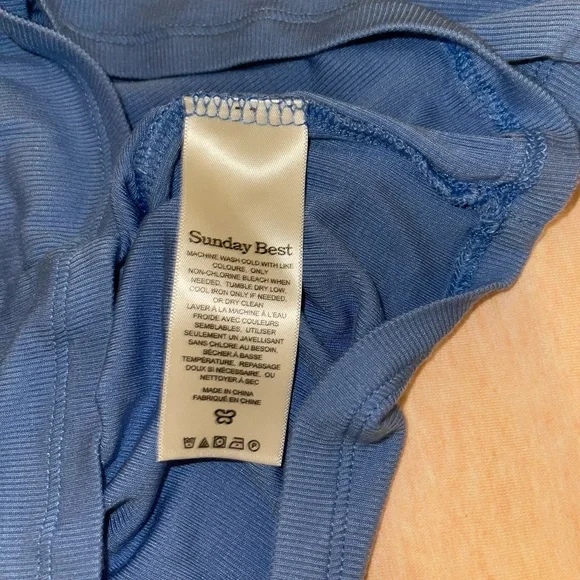 Aritzia Wilfred Free Lounge Sweatpants (Azurine Blue) (with matching top) - Picture 15 of 16